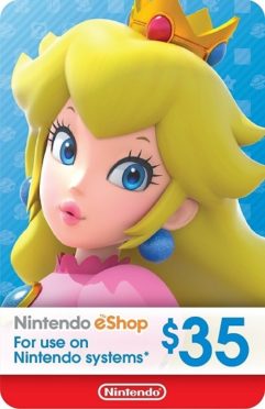 $35 Nintendo eShop Gift Card.